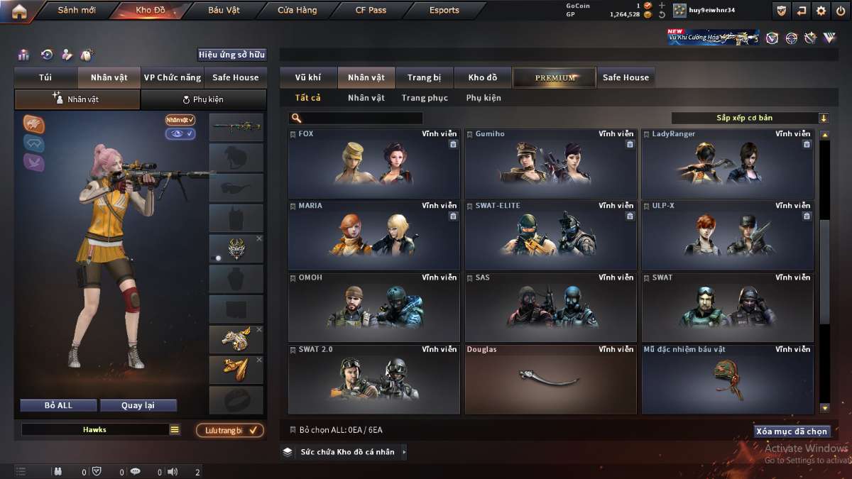 shop acc cf uy tin gia re